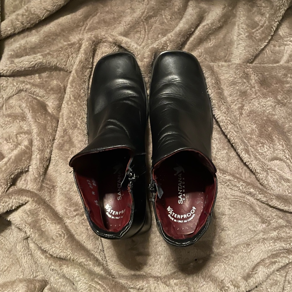 COPY - Santana Canada Black Leather Waterproof Boots 🖤